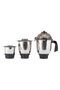 3-in-1 Mixer Grinder GSB 44100 | 800 W, 1.5 L| 1.0 L & 0.5 L Stainless Steel Jars| Tetra Flow - 5
