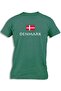 DENMARK WITH FLAG
