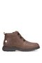 D25Kb-1730 Women's Genuine Leather Flat Boots Brown