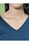 Teal Blue Puff Sleeve With Strap Top - 7
