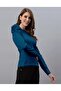 Teal Puff Sleeve Top - 3