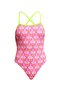 Stp Duck Duck Goose Women's Swim Trunks - Double Cross Back, Chlorine Resistant, Ecological Design