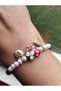 New Year's Themed Murano Glass Bracelet with New Year's Hat Detail - 3