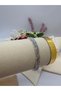 Zircon Stone Sparkling Waterway Flexible Bracelet (3 Pieces) - 3