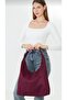 The Moiss Burgundy Color Suede New Season Casual Shoulder Bag - 2