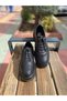 Men's Genuine Leather Casual Daily Shoes 90117 Black Skin - 3