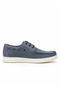 Men's Laceless Navy Blue Genuine Leather Loafer |   New Season Ultra Comfortable Casual Shoes - 3