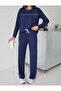 Women's Blake Modal Piping Detailed Top and Bottom Set - 6