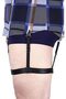 Kedofe Men Shirt Stays Adjustable Elastic Shirt Garter Shirts Holder with Non-slip Locking Clamps fo - 2