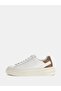 Elba Men's Black Leather Sneaker Logo Shoes Fmpviblea12-26K - 2