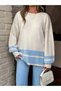 ✨   Striped Detailed Oversized Two-Piece Knitwear Set – Comfortable Fit – Suitable for Casual & Office Outfits - 6