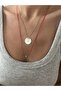 Red String Necklace with Turquoise Natural Stone - 2