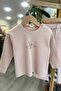 Winter Rabbit Embroidered, 3-Piece Inflatable Vest Plush, Welsoft Lined, Thick 3 Thread Baby Girl Set - 7