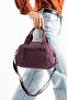 Women's Shoulder Bag Hand-Held Crossbody Messenger Bag 20*27 cm Lined Lightweight Fabric - 4