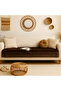 Fur Long-Haired Plush for 3-Person Sofa (1 Piece) 80*190cm (Coffee) Only Seat Cover Bed Throw - 3