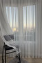 Silvery Bamboo Tulle Curtain |   Heavy Weight |   1/3 Frequently Pleated |   Elegant Model Suitable for Every Room - 2