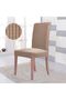 Mini Beige Decorative Elastic Chair Cover