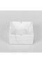 Square Ceramic Ashtray White Marble 10x10x5cm - 2