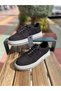 Men's Genuine Leather Casual Daily Shoes 90117 Black Nubuck - 5