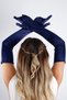 Long Wedding Bridal Opera Gloves Special Evening Dress Gloves for Wedding Henna - 2