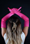 Long Wedding Bridal Opera Gloves Special Evening Dress Gloves for Wedding Henna
