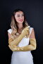 Long Wedding Bridal Opera Gloves Special Evening Dress Gloves for Wedding Henna - 5