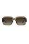 Polarized Women's Sunglasses Square Opaque Brown Pld 6223 - 6