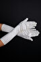 Premium Satin Long Evening Gloves Opera Length Engagement Wedding Prom Evening Dress Stylish Accessory - 3