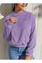 Women's Clothing for Autumn and Winter, Crew Neck Plush, Comfortable Long Sleeves, Sweatshirt