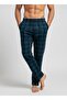 High Quality Cotton Men's Plaid Pajama Bottoms with Pockets 1485 - 4