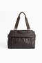 Faux Leather Women's Shoulder Bag 33*23 cm Crossbody Messenger Bag Multi-Pocket Vegan Leather Handbag