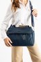 Faux Leather Women's Shoulder Bag 33*23 cm Crossbody Messenger Bag Multi-Pocket Vegan Leather Handbag - 5