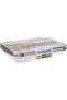 Disposable Food Storage Containers 83190, 1900ML- 10 Pieces (Silver)