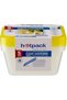 Heavy Duty Clear Microwave Container 1000ml with Multicolour Lids, 5 Sets - 5