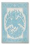Mosso Blue Themed Dragon Figure Patterned Woven Base Modern Decorative Rug Mosso1019Blue - 2