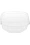 Disposable PET Clear, Food Storage, Deli Container Square with Lid 8 ounce, 10 Pieces - 5