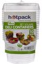 Disposable PET, Clear, Food Storage , Deli Container Square 16 ounce with Lid, 10 Pieces