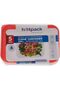 Heavy Duty Clear Microwave Container 500ml with Multicolour Lids, 5 Sets - 4