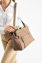 Faux Leather Women's Shoulder Bag 33*23 cm Crossbody Messenger Bag Multi-Pocket Vegan Leather Handbag - 4