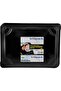 Disposable Black Base Sushi Container with Lid (SC08B), L-275X W-205X H 29mm, 5 Pieces