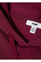 Burgundy Women's Oversize Sweatshirt Dmk.M1600361-90705 Logo Hooded - 8