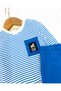 Boy Baby Striped Pocket Detail Seasonal Suit 3-6-12-18-24 Months - 4
