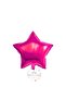 Fuchsia Color Star Foil Balloon