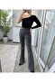 Women's Spanish Leg Smocking High Waist Jeans Large Plus Size - 3