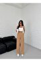 Women's High Waist Wide Leg Striped Trousers