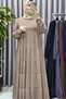 Women's Hijab Clothing Plus Size 5 Layers Indonesian Crepe Dress