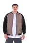 Men's Plus Size Seasonal Lightweight Coat with Stand Collar, Suitable for Men Weighing between 120 Kilos and 158 Kilos - 7