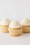20 Pcs White Number 1 Cupcake Picks - 1 Year Old Birthday Cake Decoration Supplies - 8