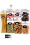 Airtight Food Storage Containers Bp free Lock Lids Pntry Cerel Flour And Sugr