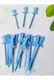 20 Pcs Blue Number 1 Cupcake Picks - Baby Boy Birthday Cake Decoration Supplies - 7